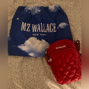 MZ Wallace dark pink crossbody bag
